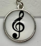 Music G Clef earring