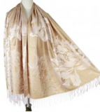 Pashmina Peony Tan