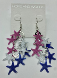 Star wire earring