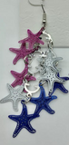 Star wire earring