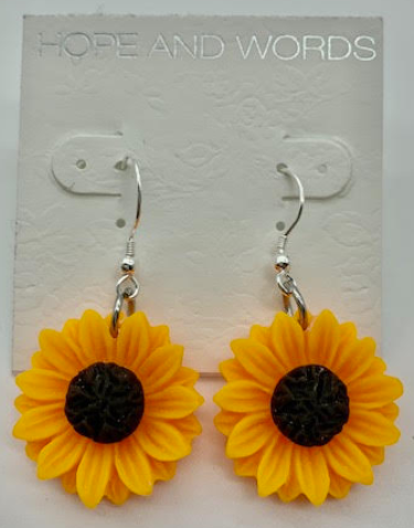 Sunflower earring