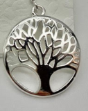 Tree of Silver wire earring