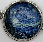 Van Gogh cuff bracelet featuring Starry Night