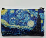 VAN GOGH STARRY NIGHT MINI ZIP WALLET